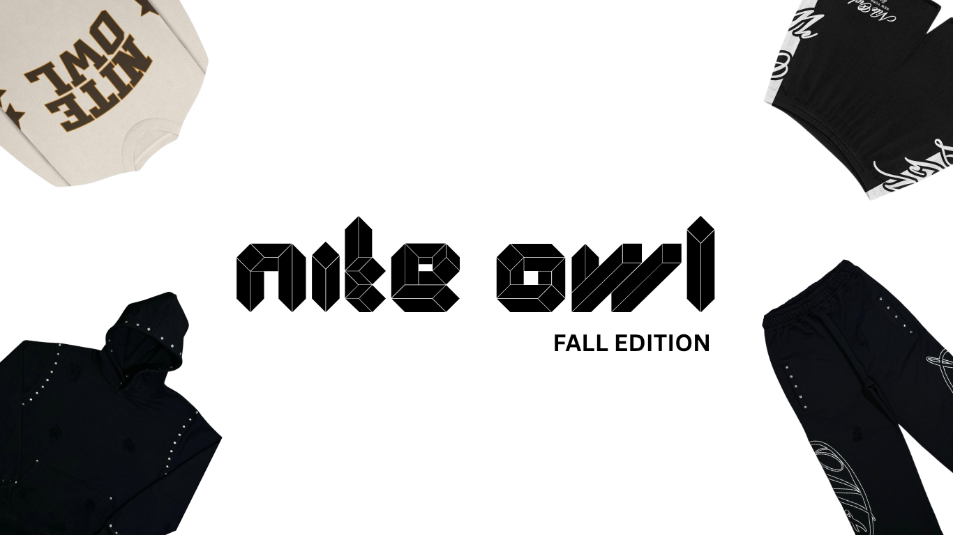 Nite Owl Fall Edition premium black zip hoodie — luxury men’s and women’s streetwear, modern minimalist outerwear, and high-quality fall clothing designed in NYC.