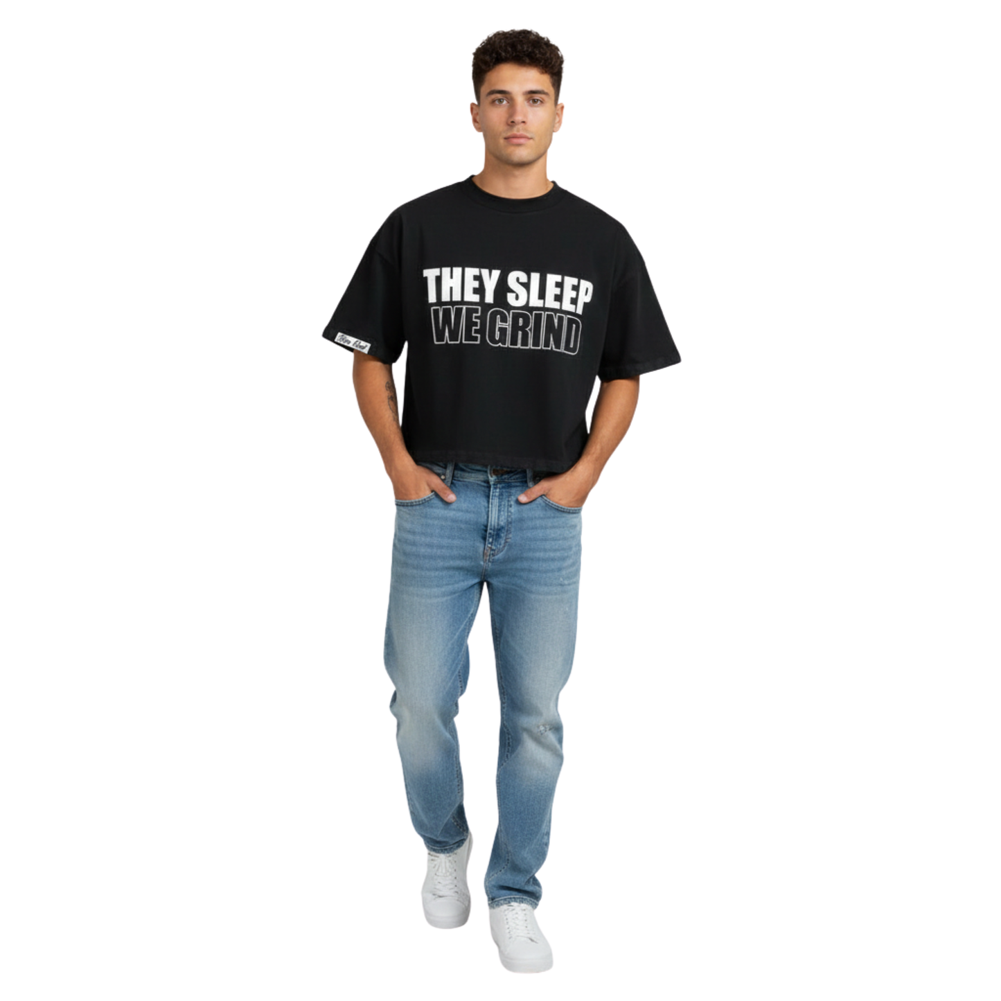 THEY SLEEP WE GRIND SHORT SLEEVE TEE