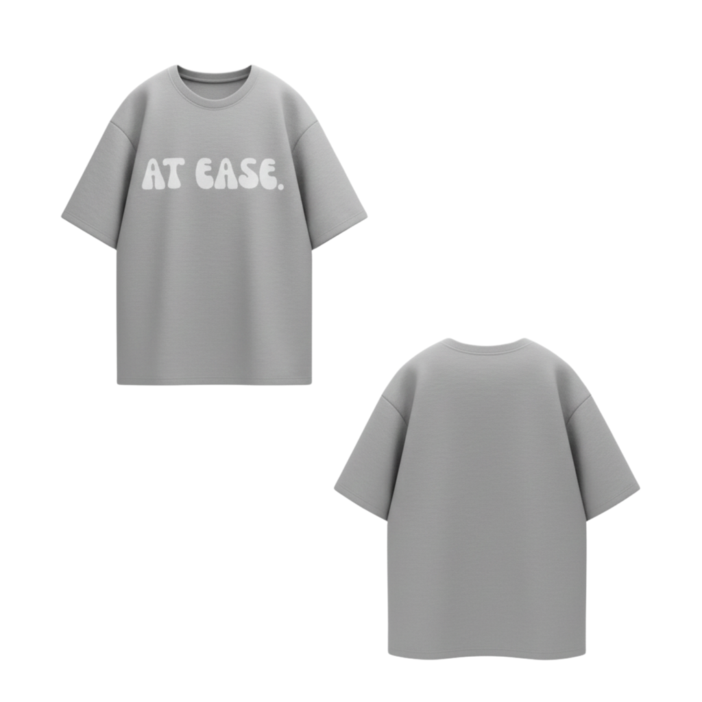 Ease Essentials Oversized Tee (Grey)