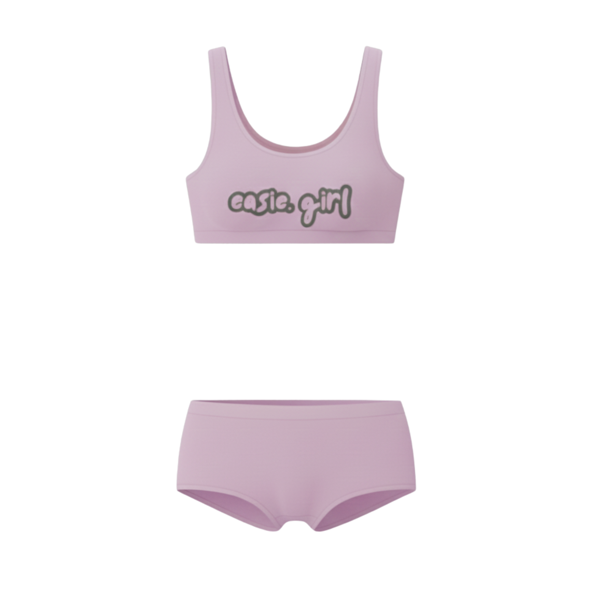 Lounge Bralette & Briefs Ease Set - Lilac