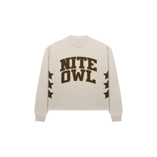 NITE OWL LONG SLEEVE CREWNECK