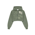 Nite Owl “NO YORK XIII” Cropped Zip Hoodie – Green