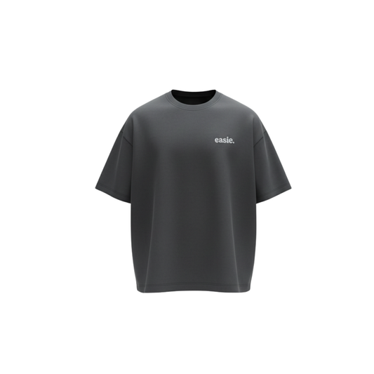 Ease Essentials - Oversized Tee (Dark Grey)